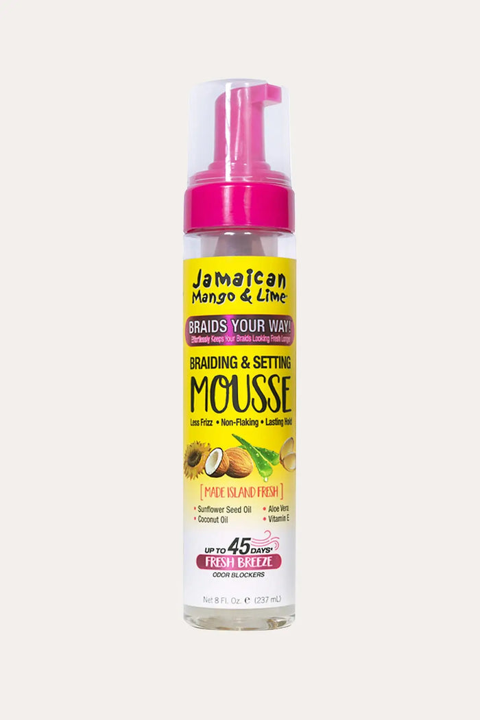 JAMAICAN MANGO & LIME BRAIDING AND SETTEING MOUSSE 8oz - BSW BEAUTY CANADA