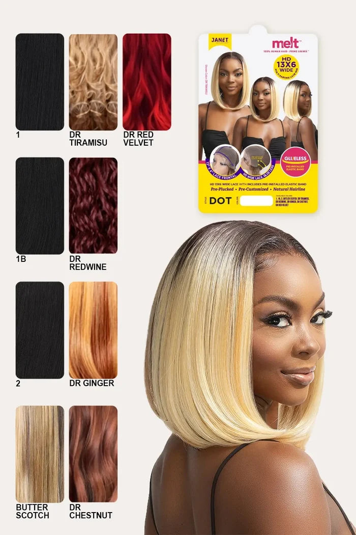 JANET MELT HD 13X6 LACE WIG - DOT JANET