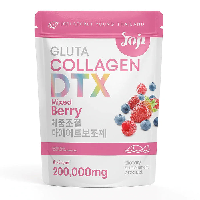 Joji Gluta Collagen DTX – Mixed Berry (200,000mg) - Collagen Supplement / Beauty Drink Powder - Joji -- United Arab Emirates -- Pinky Cosmetics