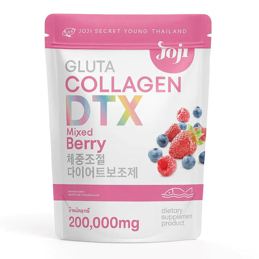 Joji Gluta Collagen DTX – Mixed Berry (200,000mg) - Collagen Supplement / Beauty Drink Powder - Joji -- United Arab Emirates -- Pinky Cosmetics