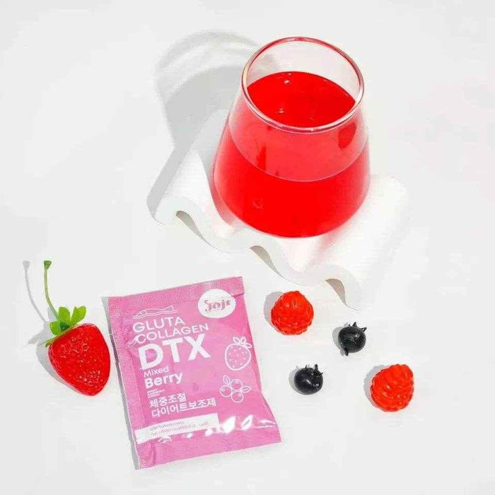 Joji Gluta Collagen DTX – Mixed Berry (200,000mg) - Collagen Supplement / Beauty Drink Powder - Joji -- United Arab Emirates -- Pinky Cosmetics