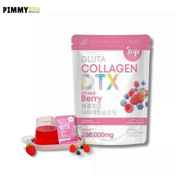 Joji Gluta Collagen DTX – Mixed Berry (200,000mg) - Collagen Supplement / Beauty Drink Powder - Joji -- United Arab Emirates -- Pinky Cosmetics