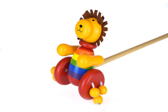 Kaper Kidz Push Along Wooden Animals