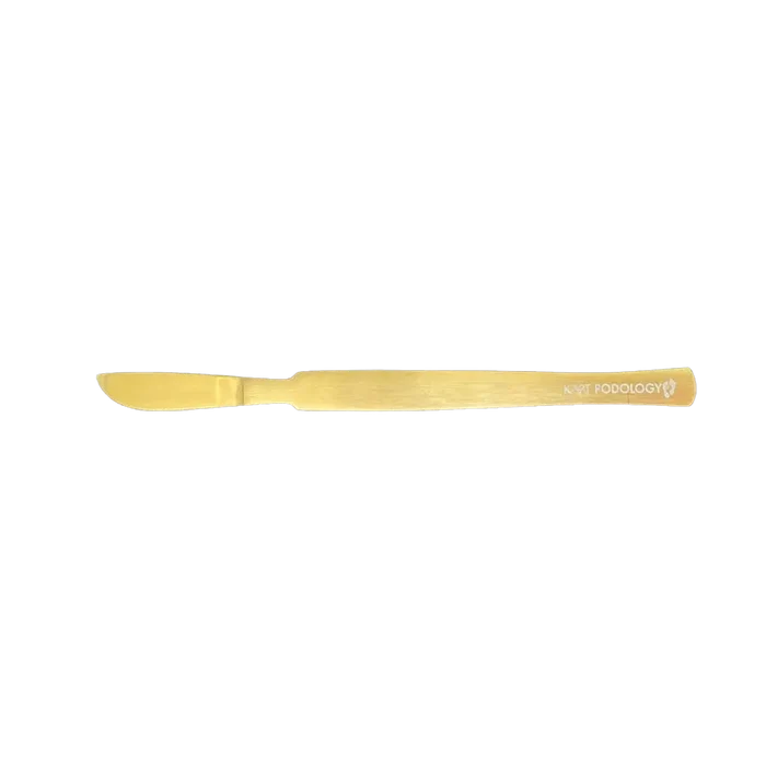 KART Metal Spatula to remove softened keratosis – Gold
