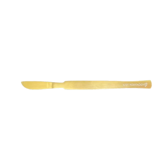 KART Metal Spatula to remove softened keratosis – Gold