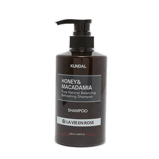 Kundal Honey & Macadamia Pure Natural Balancing Refreshing Shampoo La Vie En Rose 500 ml - Beauty Tribe