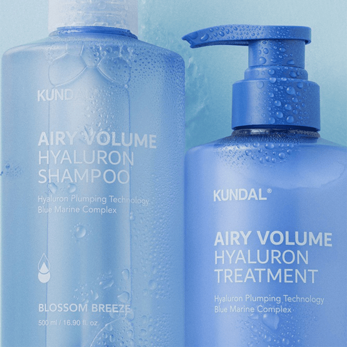 Kundal Volumizing Hyaluronic Shampoo Blossom Breeze 500 ml - Beauty Tribe