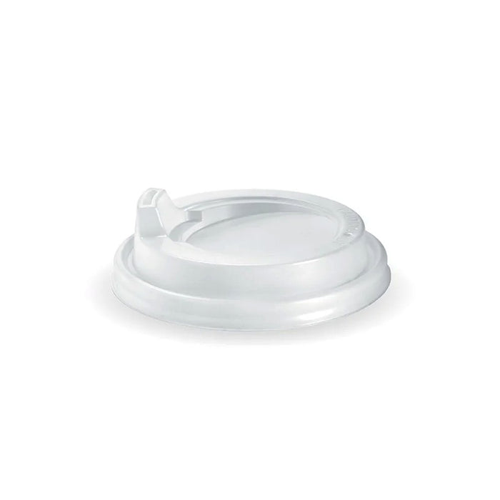 90mm Large White PS Sipper BioCup Lid - 1000/ctn - TEM IMPORTS™