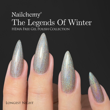Longest Night From The Legends of Winter Collection - Holographic HEMA & TPO FREE Gel Polish