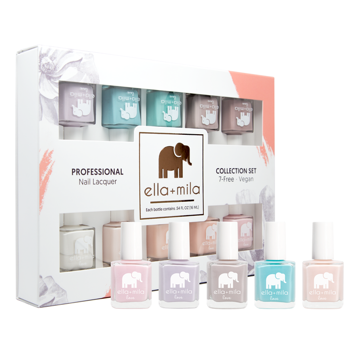 Love Collection 10-pack nail polish set in its gift box – ella+mila