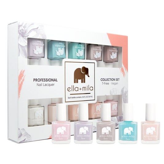 Love Collection 10-pack nail polish set in its gift box – ella+mila