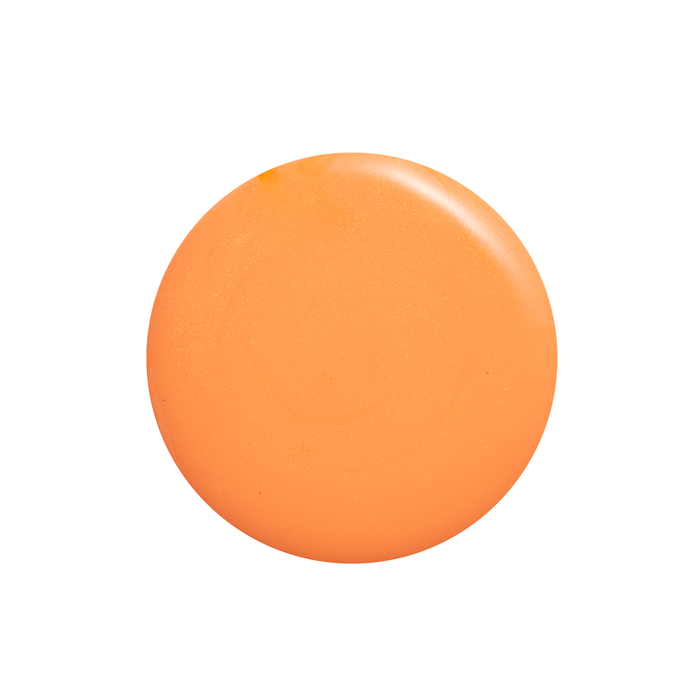 Mango Pop creamy orange shimmer nail polish color swatch