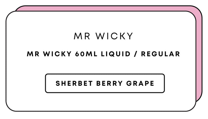 Mr Wicky Sherbet Berry Grape 60mL Regular/Freebase | 60mL-Image 1