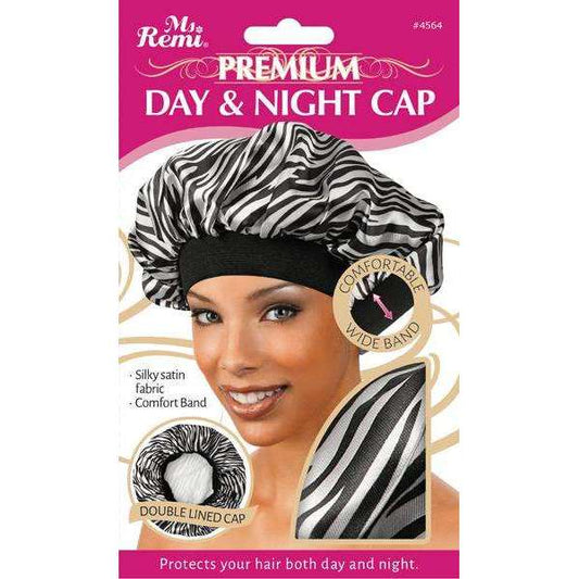 Ms. Remi Premium Day And Night Cap X-Large, 1 Count, Zebra