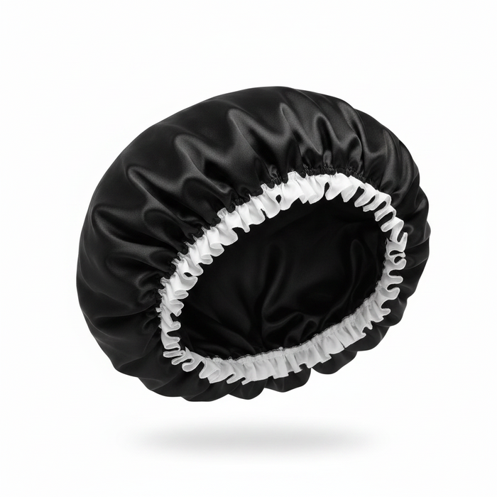 Ms. Remi Satin Bonnet Large, 1 Count, Black