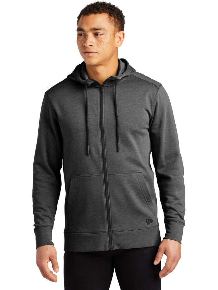 no-logo New Era Tri-Blend Fleece Full-Zip Hoodie-Regular-New Era-Thread Logic