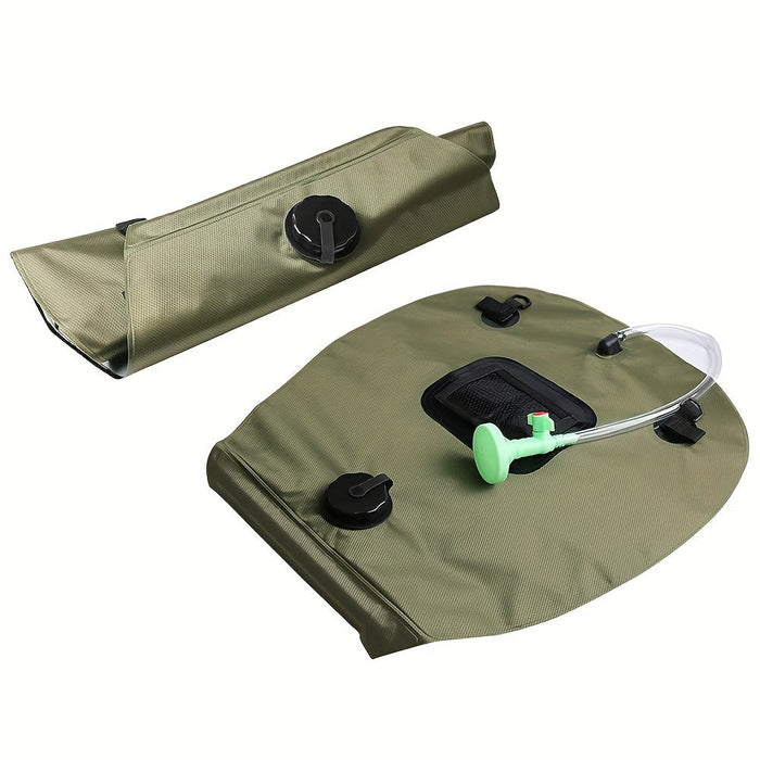 NNETM Solar Camping Shower Bag with Hose & Head