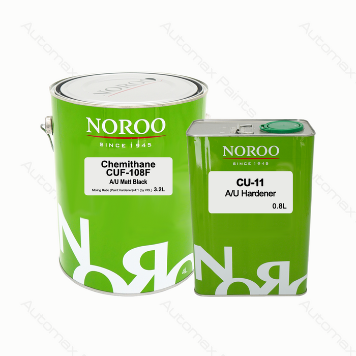 Noroo Chemithane 2K Urethane Topcoat Matt Black Kit 4L
