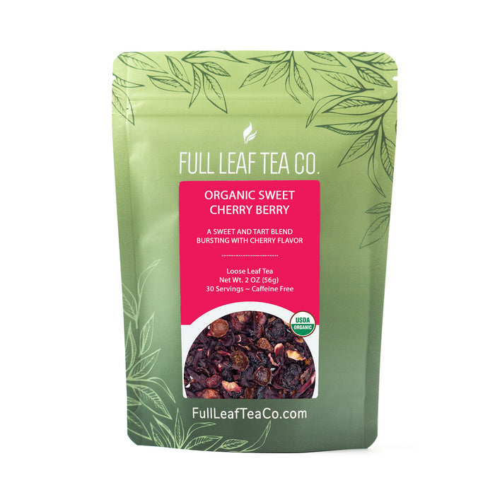 Organic Sweet Cherry - Berry - Loose Leaf Tea - Full Leaf Tea Company