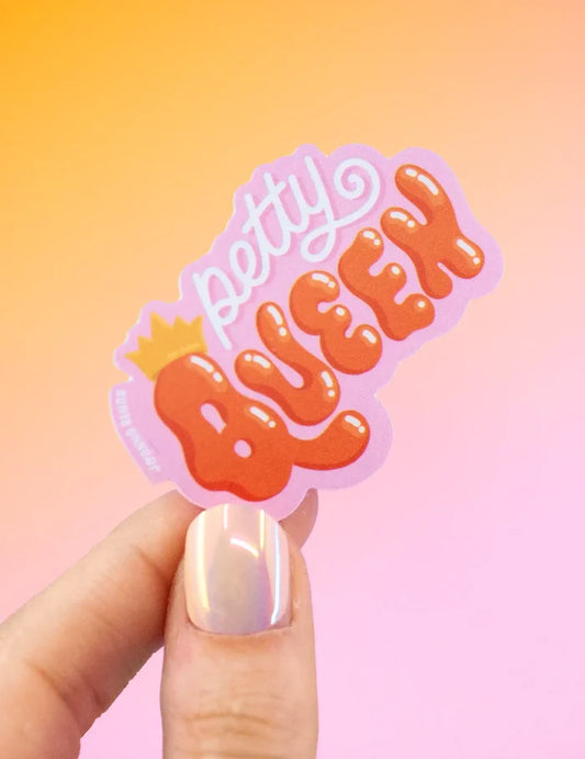 Petty Queen vinyl sticker