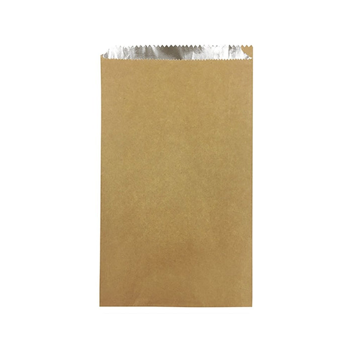 Plain Brown Ex-Large Foil Chicken Bag - Pack of 250