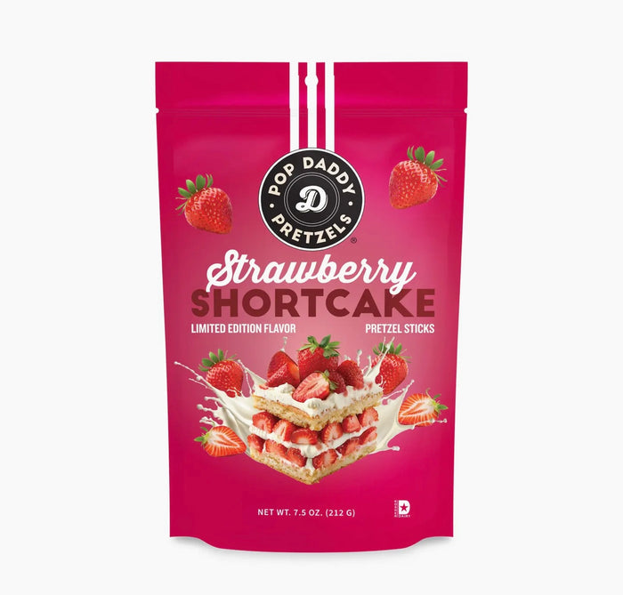 Pop Daddy Pretzels Strawberry Shortcake 7.5oz