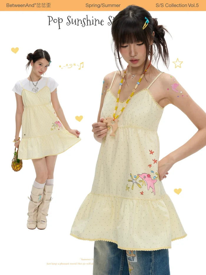 Pop sunshine strap dress