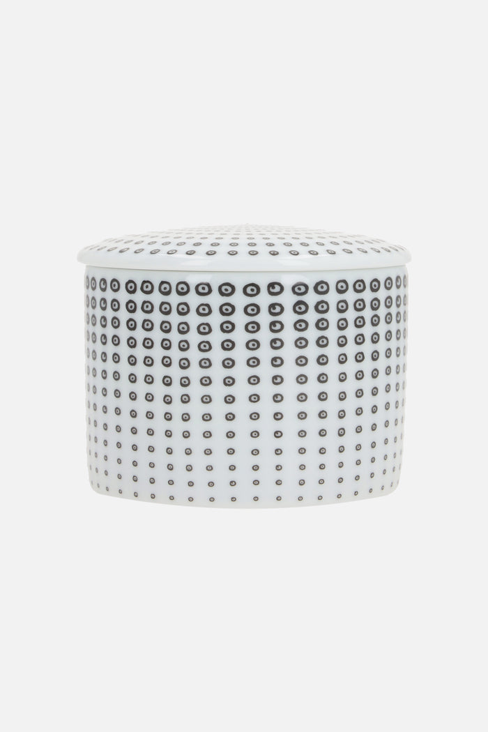 porcelain round box with cover