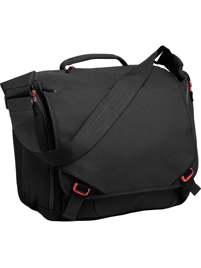 Port Authority Cyber Messenger-Regular-Port Authority-Black/Red-Thread Logic