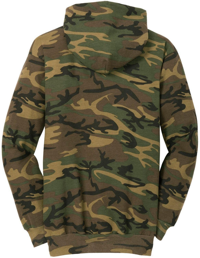 no-logo Port & Company Core Fleece Camo Pullover Hooded Sweatshirt-Regular-Port & Company-Thread Logic