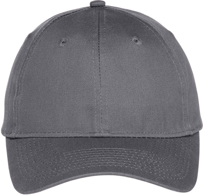 Port & Company Six-Panel Unstructured Twill Cap-Regular-Port & Company-Charcoal-OSFA-Thread Logic