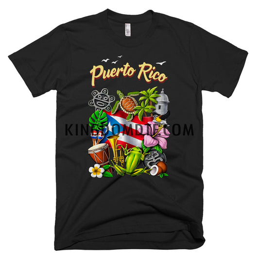 Puerto Rico Cultura Premium T-Shirt - Puerto Rico Streetwear (01)