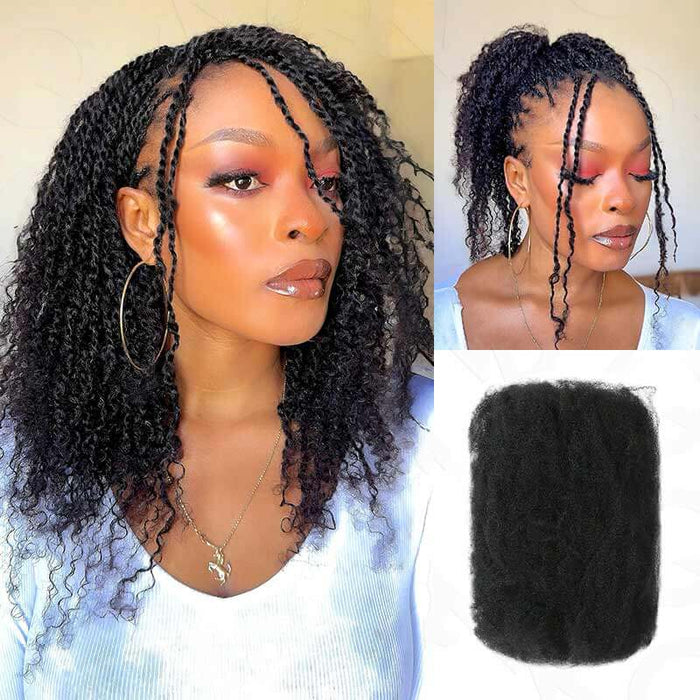 Natural Black #1B / 3 Packs (Full Head) / 10''