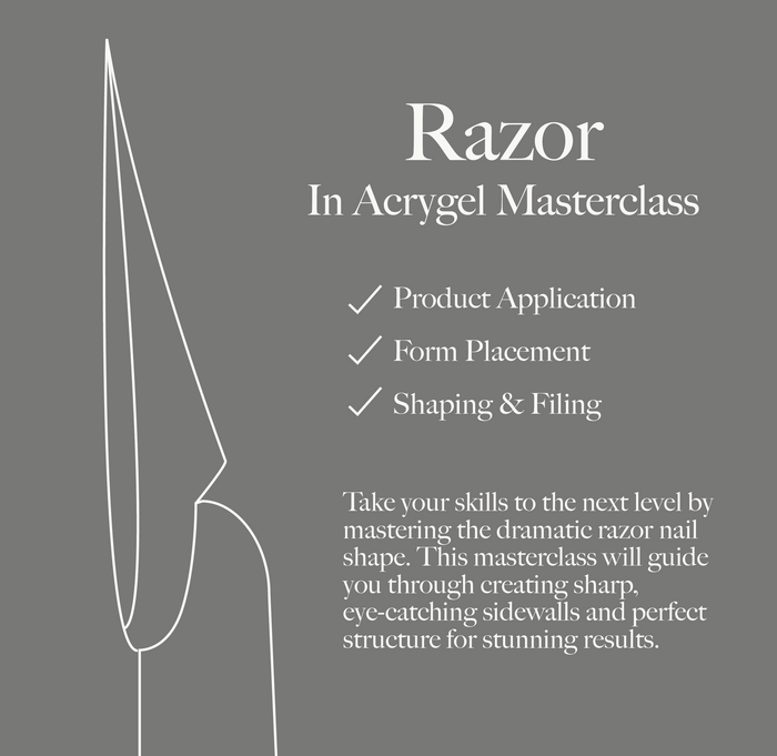Razor Shape in Acrygel Masterclass