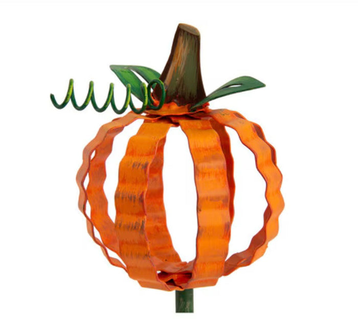 Round Top Ribbon Pumpkin Finial