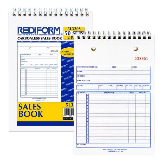 Sales Book (Wirebound) 5L320S