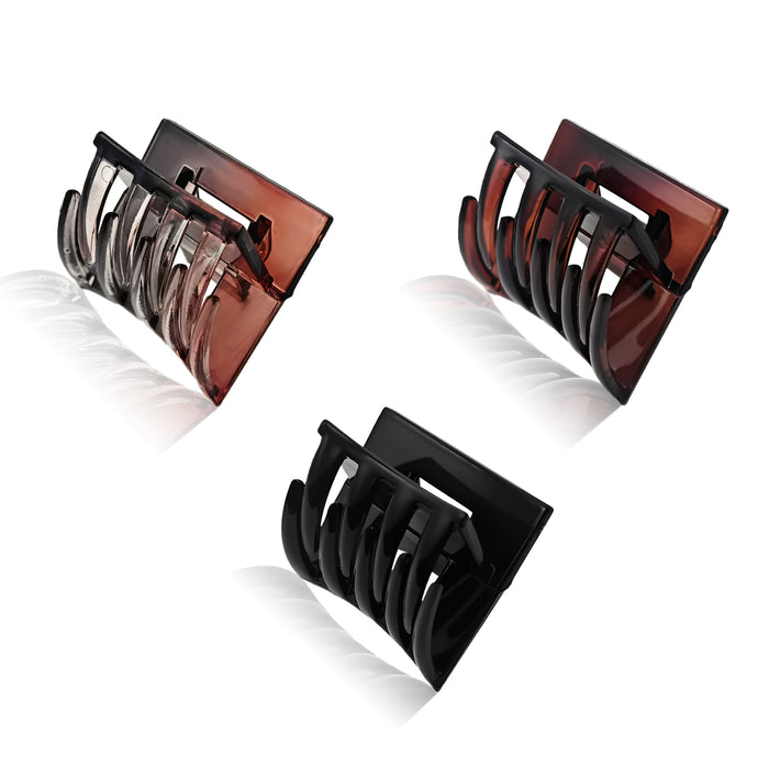 SANAS Hair Claw Clips Set of 3 Hair Accessories for Women