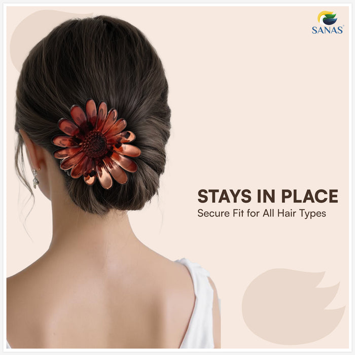 SANAS flower hair clips hair accessories for women and girls