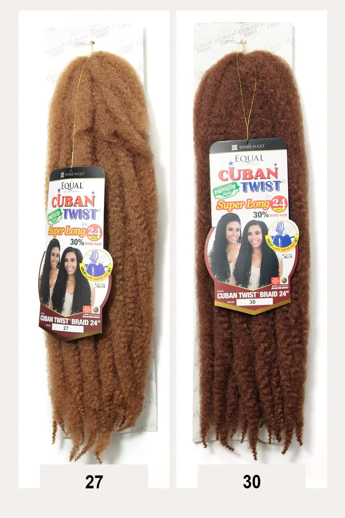 SHAKE N GO FREETRESS EQUAL CUBAN TWIST BRAID 24" - BSW BEAUTY CANADA