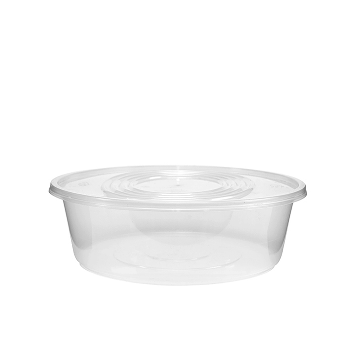 3000mL Takeaway Round Clear Supa Bowls With Lid - TEM IMPORTS™