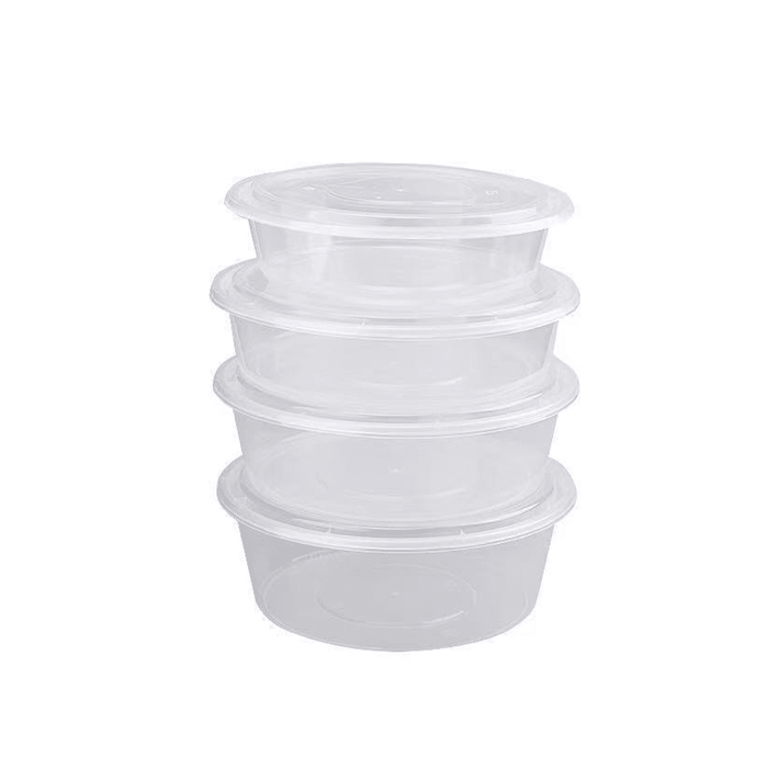 2000mL Takeaway Round Clear Supa Bowl Set - 90/CTN - TEM IMPORTS™