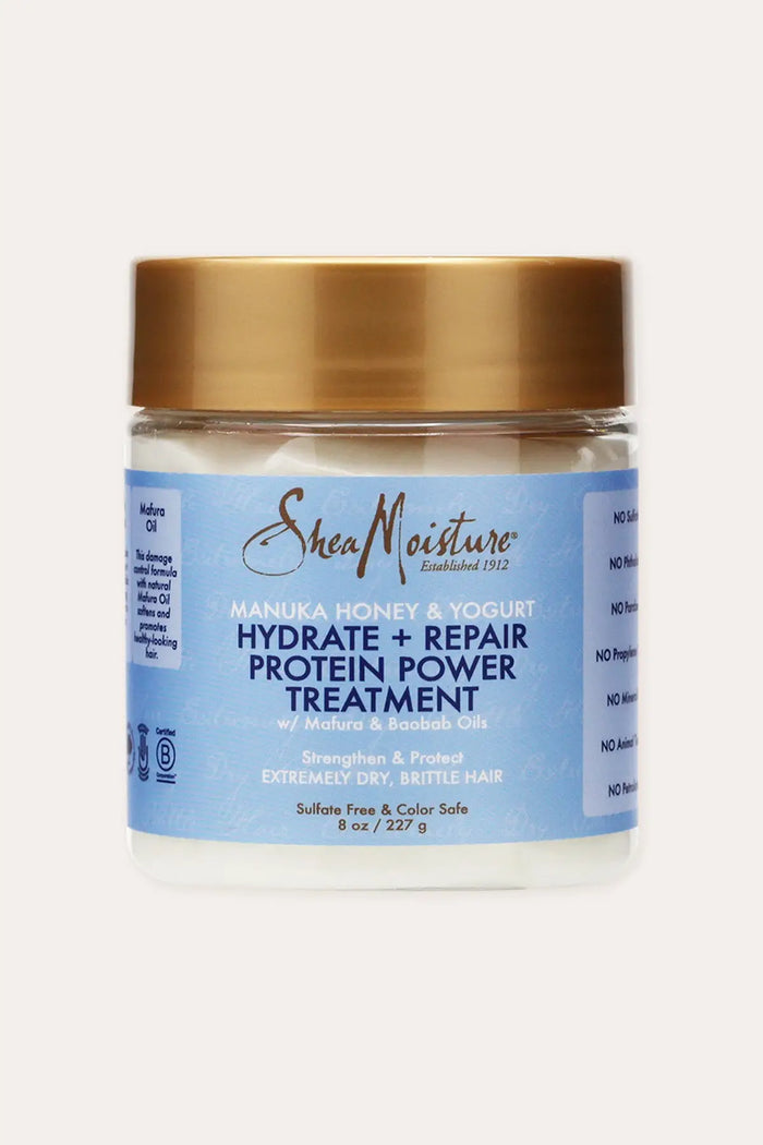 SHEA MOISTURE MANUKA HONEY & YOGURT HYDRATE+REPAIR PROTEIN POWER TREATMENT 8oz - BSW BEAUTY CANADA