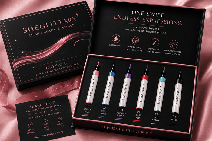 Sheglittary Iconic 6 Collection