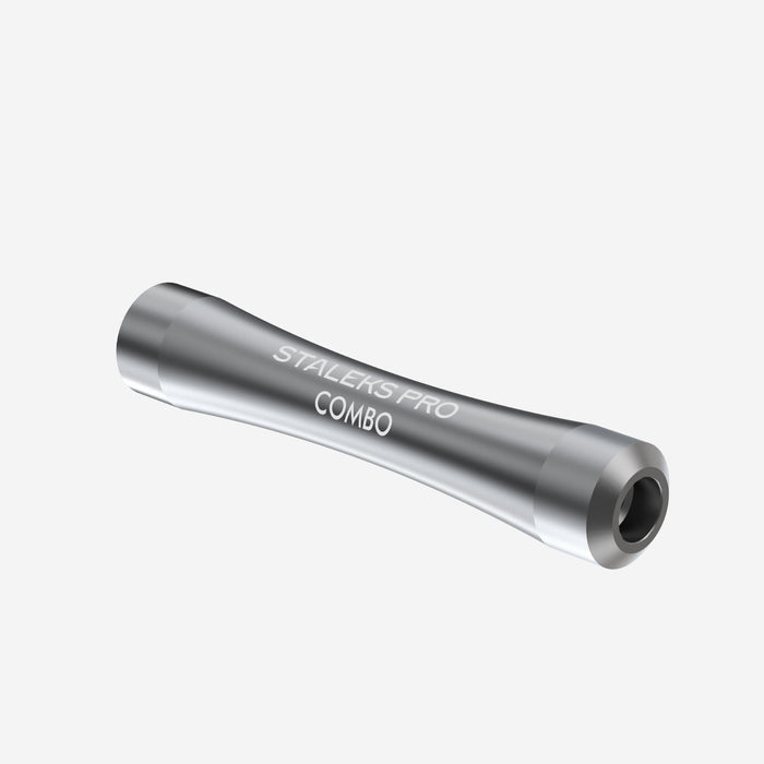 SILVER Combo pusher UNIQ 10 - Handle (for replaceable working parts)-STALEKS PRO-Gel Essentialz