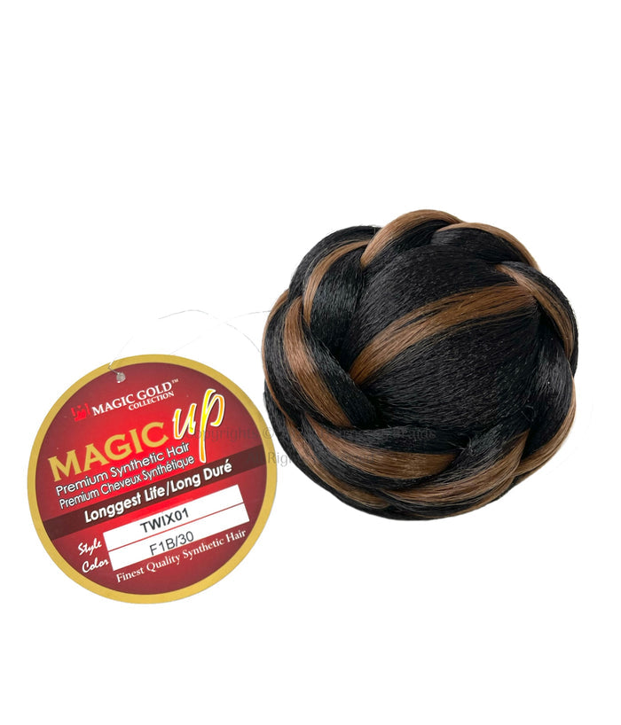 small CLIP-IN HAIR BUN SCRUNCHIE extensions Drawstring