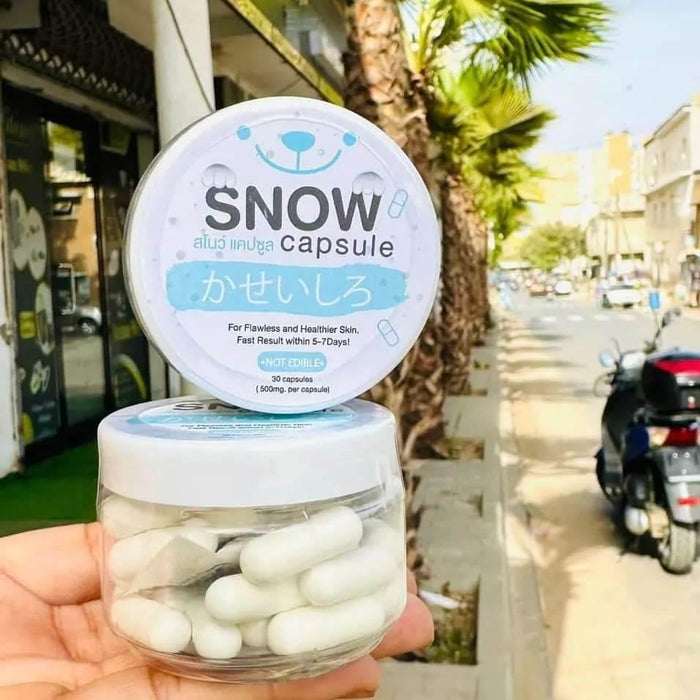 SNOW CAPSULE Whitening Capsules for Glowing Skin - 30 Count - - Pinky Cosmetics -- United Arab Emirates -- Pinky Cosmetics