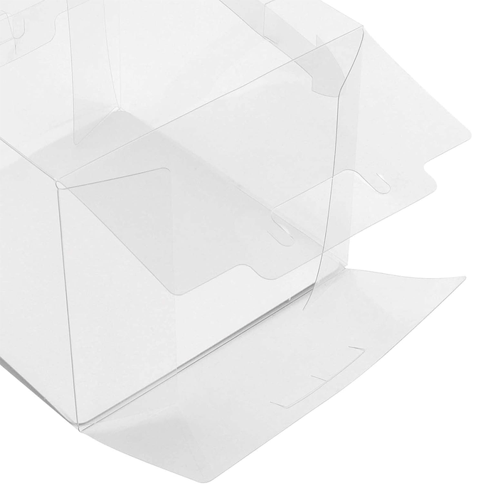 110x110x110mm Clear Square Box With Handle - TEM IMPORTS™