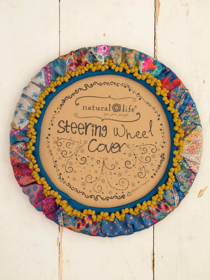 Steering Wheel Cover, 12" - Dark Turquoise-view 2