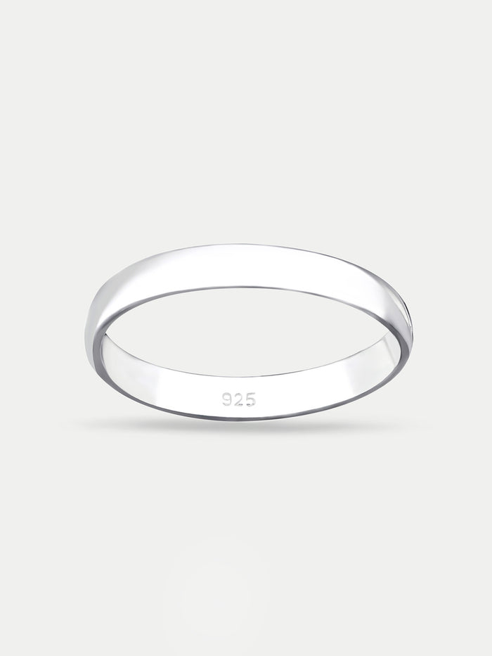Sterling Silver Band Ring | Silver-Image 1