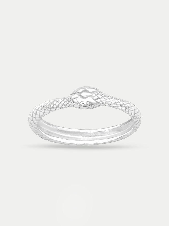 Sterling Silver Snake Ring | Silver-Image 1